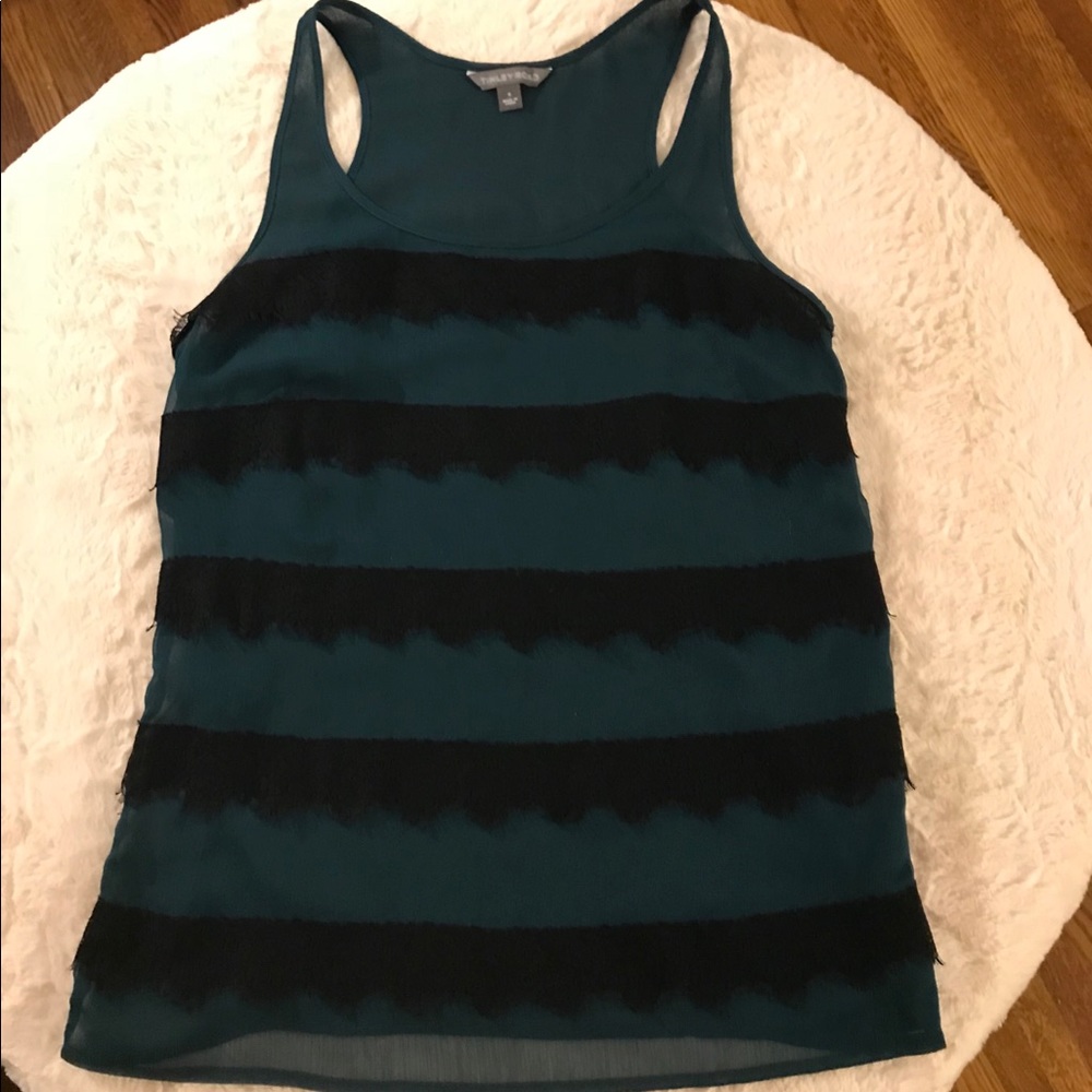 Tinley Road-Nordstrom Blue/Green Sleeveless Top